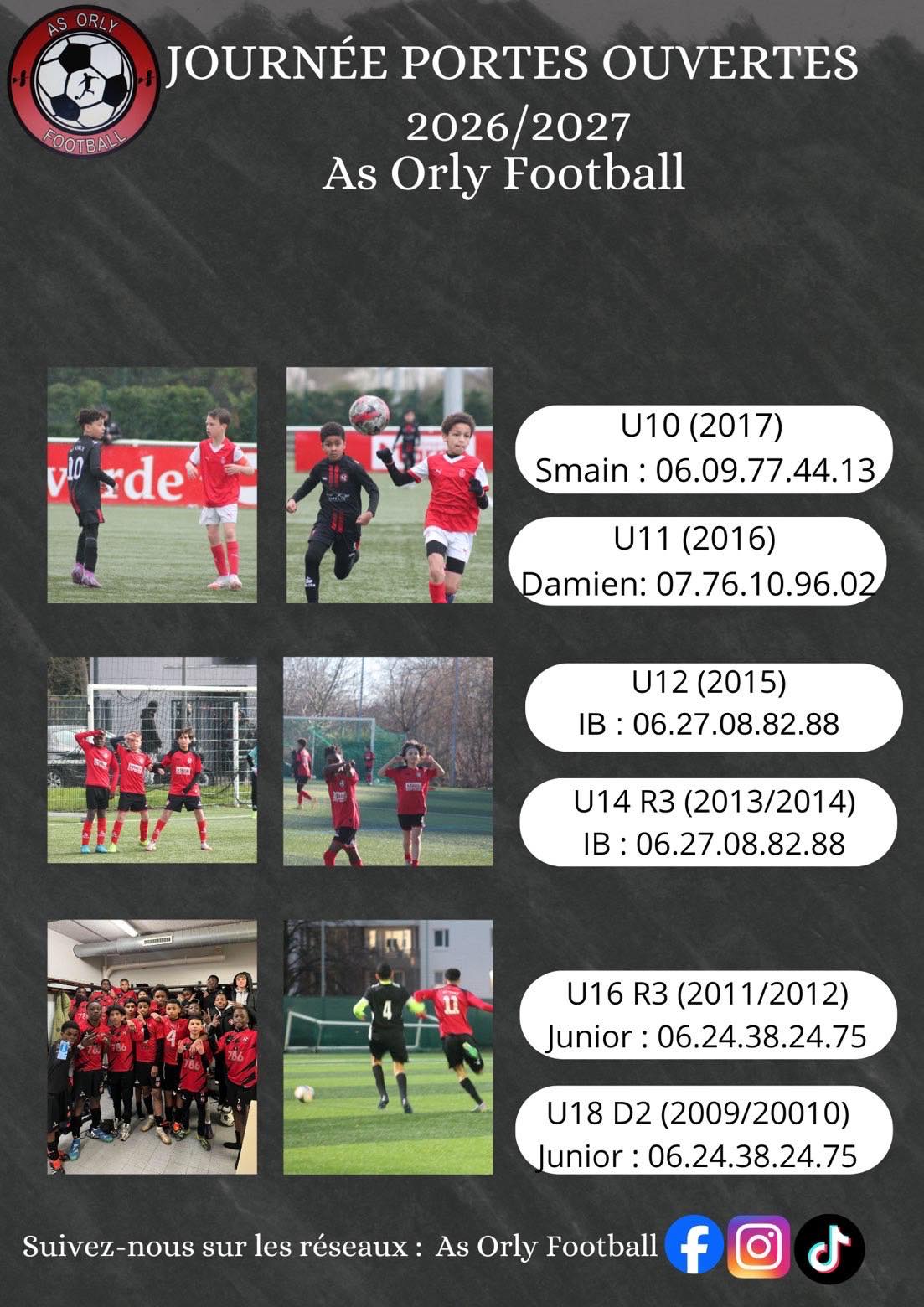 You are currently viewing Journées Portes Ouvertes – Football 2026/2027